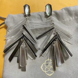 Kendra Scott Silver Justyne Earrings